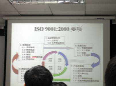 2008年11月8—9日ISO质量管理体系深化培训