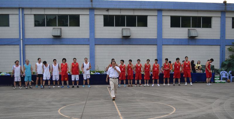 讯道实业与清华金融领袖班举行激情篮球友谊赛